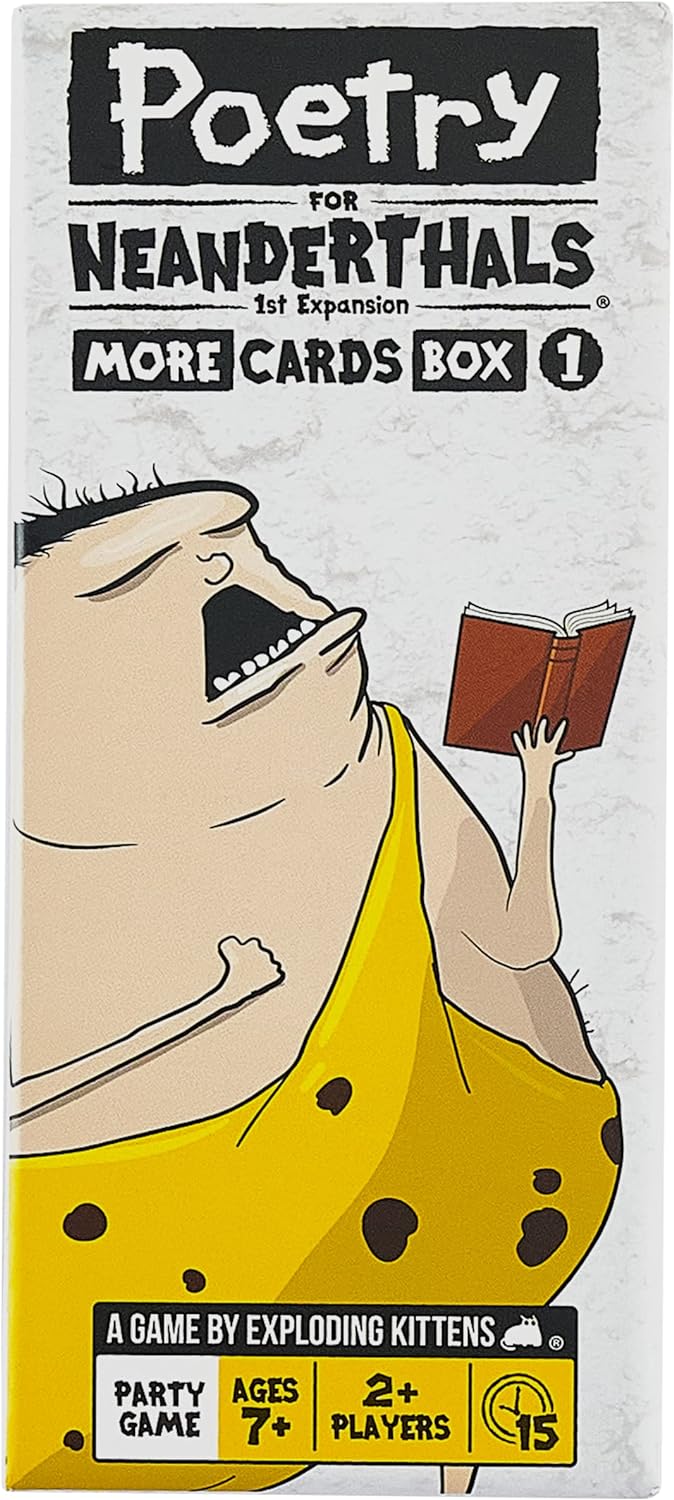 Poetry for Neanderthals More Cards - WiredVillage Games - Exploding Kittens